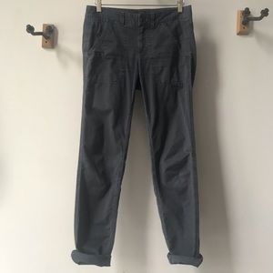 J.Crew City Fit Blue Ripstop Pants Size 00